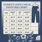 👖50 % de réduction🔥 Pantalon 7/8 en mélange coton et lin pour femme | Confort Naturel & Coupe Large ✨