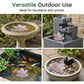 💐50% DE RÉDUCTION ! Purificateur Bain d‘Oiseaux – Feuille en Cuivre Pur, Design Naturel 🍃🐦【Stock Limité】