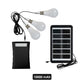 Système d'éclairage solaire autonome : kit complet comprenant 3 ampoules LED et un accumulateur ☀️🔋
