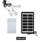 Système d'éclairage solaire autonome : kit complet comprenant 3 ampoules LED et un accumulateur ☀️🔋