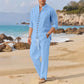 Ensemble deux pièces léger de loisirs pour homme