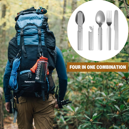 🎉 Promotion du dernier jour : 56 % de réduction ✨ Set de couverts de voyage 4 en 1 en acier inoxydable