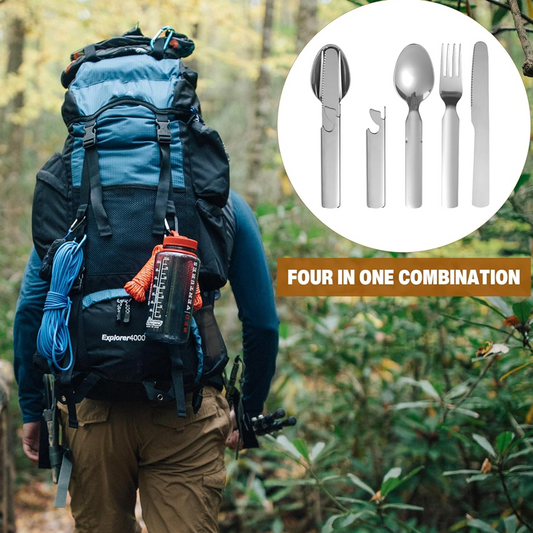 🎉 Promotion du dernier jour : 56 % de réduction ✨ Set de couverts de voyage 4 en 1 en acier inoxydable