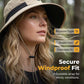 🧢☀️ Chapeau à larges bords avec protection UPF 50+ et cache-cou 🛡️🌿