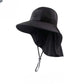 🧢☀️ Chapeau à larges bords avec protection UPF 50+ et cache-cou 🛡️🌿
