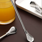 🥤🛒 -50% ! ☕Paille-Cuillère 2-en-1 en Acier Inoxydable 304 – Filtre Intégré, Démontable & Écologique.