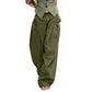 Pantalon lanterne ample à plis