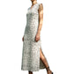 👗👗Robe longue sans manches à col en V pour femme, avec fente sur le côté