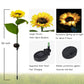Lampes solaires de jardin étanches en forme de tournesol