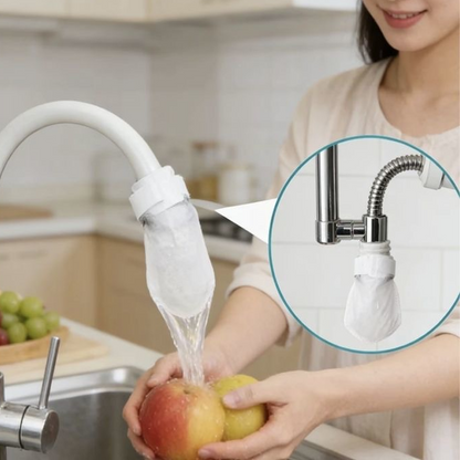 Filtre anti-éclaboussures pour robinet de cuisine, éliminant les sédiments et la rouille