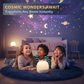 Veilleuse projecteur d'étoiles rotative rechargeable