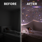 Veilleuse projecteur d'étoiles rotative rechargeable