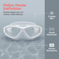 Lunettes de natation anti-buée vision large avec bouchons d'oreilles