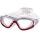 Lunettes de natation anti-buée vision large avec bouchons d'oreilles