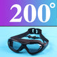Lunettes de natation anti-buée vision large avec bouchons d'oreilles