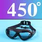 Lunettes de natation anti-buée vision large avec bouchons d'oreilles