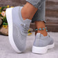 Chaussures de marche pour femme en maille respirante à enfiler
