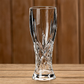 Élégante chope à bière en verre gravé, verre à bière artisanale en cristal