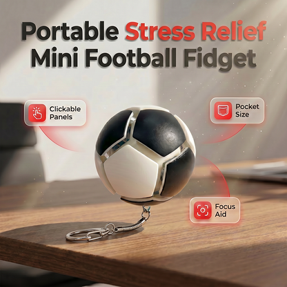Mini porte-clés anti-stress en forme de ballon de football