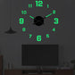 ⏰✨ Kit d'horloge murale 3D lumineuse en acrylique à monter soi-même, facile à poser pour une décoration unique 🏠🖼️