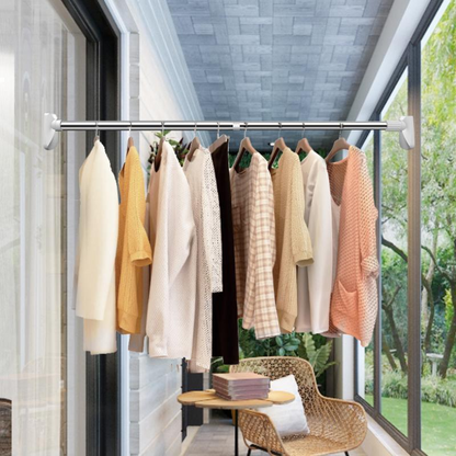 🪜 60% DE RÉDUCTION! 🧥 Barre extensible – Télescopique & sans perçage ✨