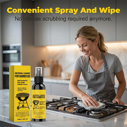 🍖 Nettoyant Universel pour Barbecue 🧼 Dissout la graisse carbonisée sans effort