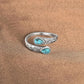 💍🔥 -50% ! Bague Vintage Ajustable Ouverte Zircon Goutte – Filigrane Floral Antique Élégance Rétro Quotidien Événements, Double Zircon Éclat Irisé Mystique Captivant, Cuivre Léger Sans Irritation · 5 Motifs ✨