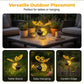 🐝🌸🌙 OFFRE LIMITÉE 54% DE RÉDUCTION! Lumière Abeille Solaire Suspendue – Jolie Abeille Lumineuse, Allumage Automatique au Crépuscule, Résiste aux Intempéries – Ajoute une Touche Magique à Votre Jardin, Terrasse ou Balcon 🏡✨