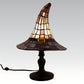 Lampe de sorcière en vitrail à l'ambiance enchanteresse