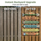 Panneau décoratif mural rustique en bois pour jardin