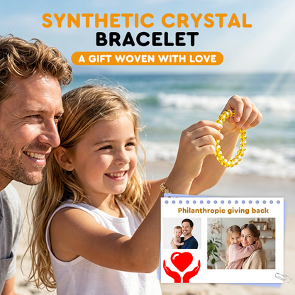 Bracelet en cristal synthétique - Un cadeau tissé avec amour