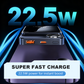 🔋⚡ Batterie externe 22,5 W – magnétique, mince, charge 3 appareils à la fois !