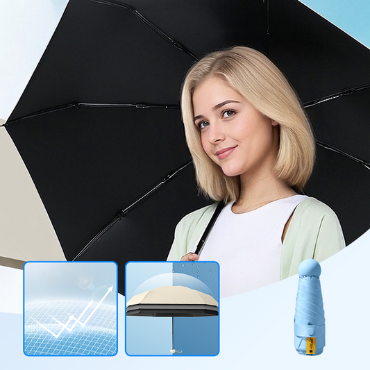 Parapluie pliable compact de protection UV