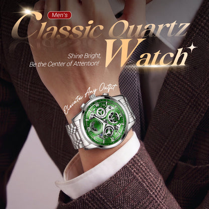 ⌚ 50% DE RÉDUCTION ⏰ Montre à quartz classique pour homme – Cadran épuré & bracelet en cuir – Design intemporel, parfaite pour le bureau ou les occasions spéciales – élégance et précision ✨🕰️
