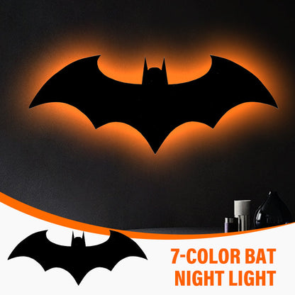 🦇Veilleuse chauve-souris 7 couleurs🌙