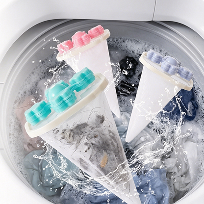 Filtre flottant pour peluches et poils d'animaux pour lave-ling