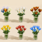 ⏳ VENTE FLASH ! ✨ Mini bouquet en verre | Cadeau élégant 🎀 | Hauteur env. 6 cm | MOITIÉ PRIX 🎉