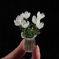 ⏳ VENTE FLASH ! ✨ Mini bouquet en verre | Cadeau élégant 🎀 | Hauteur env. 6 cm | MOITIÉ PRIX 🎉