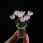 ⏳ VENTE FLASH ! ✨ Mini bouquet en verre | Cadeau élégant 🎀 | Hauteur env. 6 cm | MOITIÉ PRIX 🎉