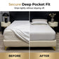 📢📢50 % DE RÉDUCTION !! & LIVRAISON GRATUITE ⏰Ensemble de draps-housses rafraîchissants de qualité supérieure