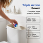 Nettoyant pour cuvette de toilette à vernis protecteur