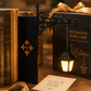 Serre-livres miniature rétro lampadaire