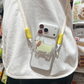 Clip de téléphone avec cordon, motif animal mignon