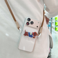 Clip de téléphone avec cordon, motif animal mignon