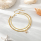 📿✨ Collier initial – résistant à l'eau, hypoallergénique, cadeau parfait !