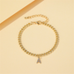 📿✨ Collier initial – résistant à l'eau, hypoallergénique, cadeau parfait !