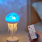 Lampe aurore méduse rechargeable avec télécommande