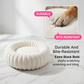 🐱 Panier Rond Ultra-Doux – Tissu Peluche – Bordure Surélevée & Orthopédique for Animaux