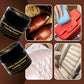 🥿🛋️ Traitement soin cuir tout-en-un | Recolore et répare les rayures, usage adapté aux meubles, voitures et accessoires en cuir ✅