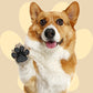 Lot de 4 coussinets anti-dérapants, imperméables et jetables pour pattes de chien